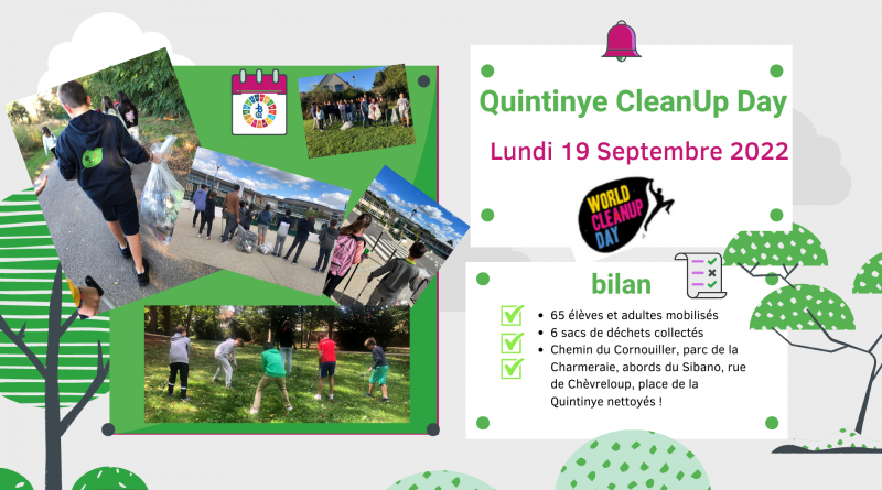 Quintinye CleanUp Day : 6 sacs de déchets ramassés !